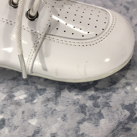 Swea’ Pea & Lilli White Patent Classic Lace-Up Dress Shoes Little Girls 5✨NWOT✨ - Picture 7 of 8